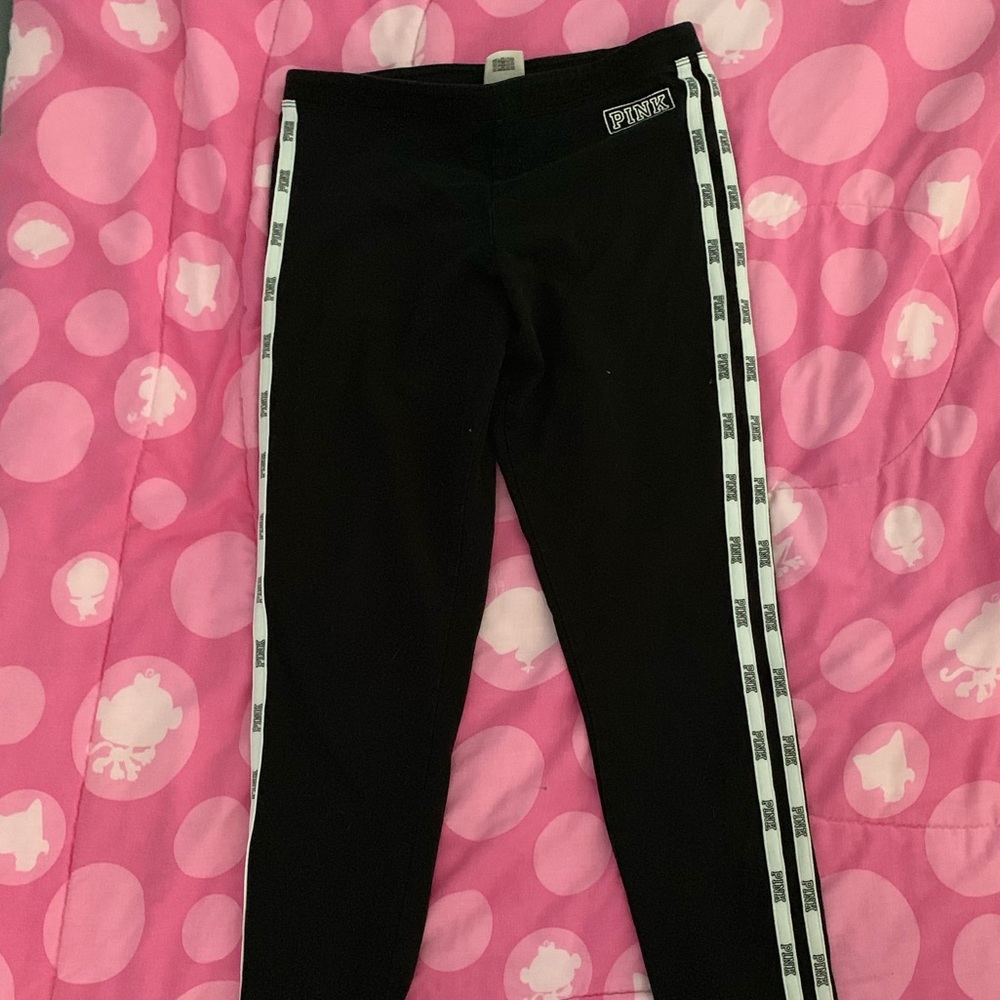 VS PINK Black Leggings